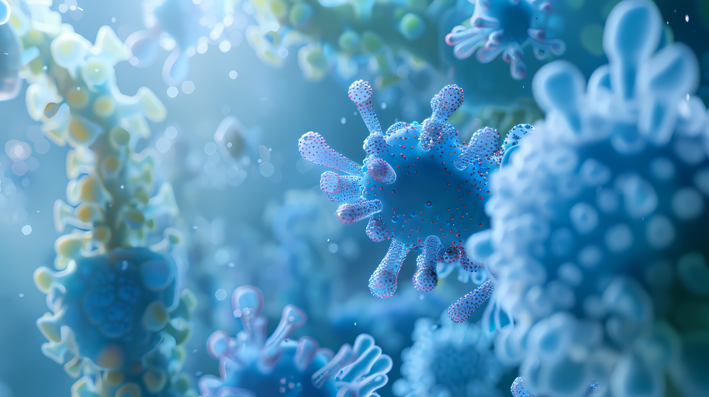 细菌病毒艺术感图片