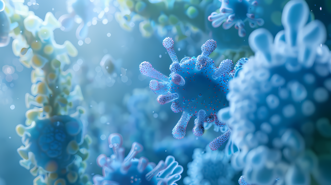 细菌病毒艺术感图片