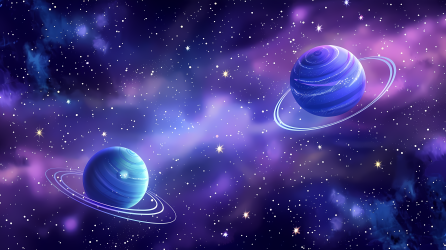 星系紫色光斑图片