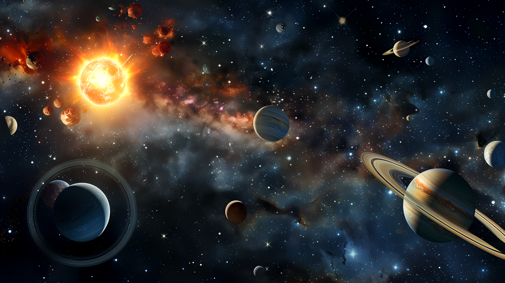 外太空星系图片