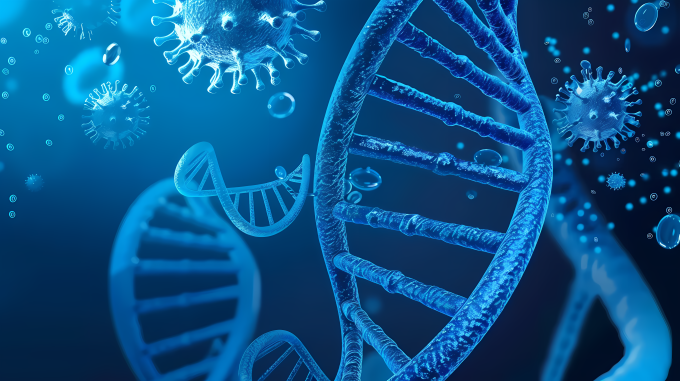 细菌病毒双螺旋图片