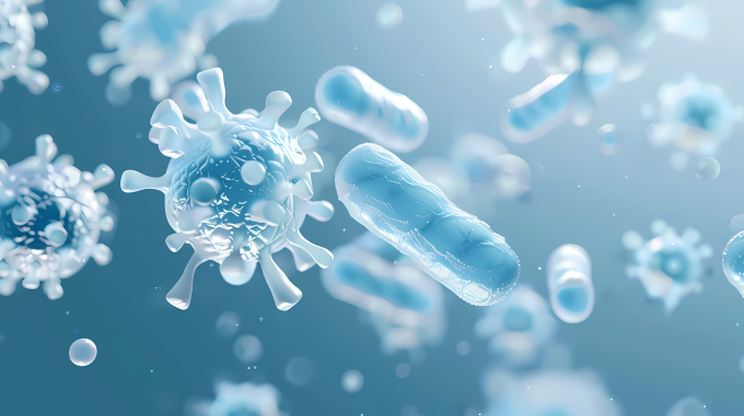 细菌病毒半透明图片