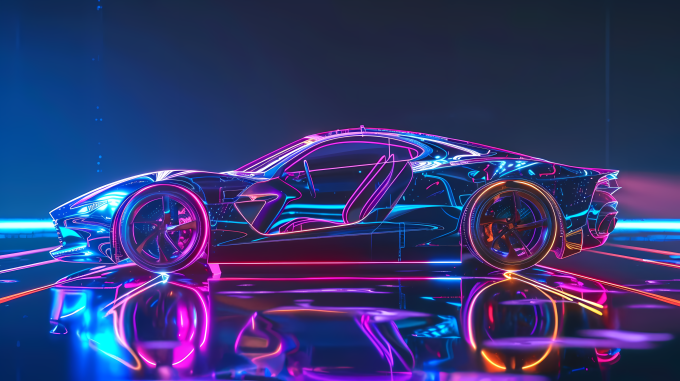 科技感轿车运动跑车图片