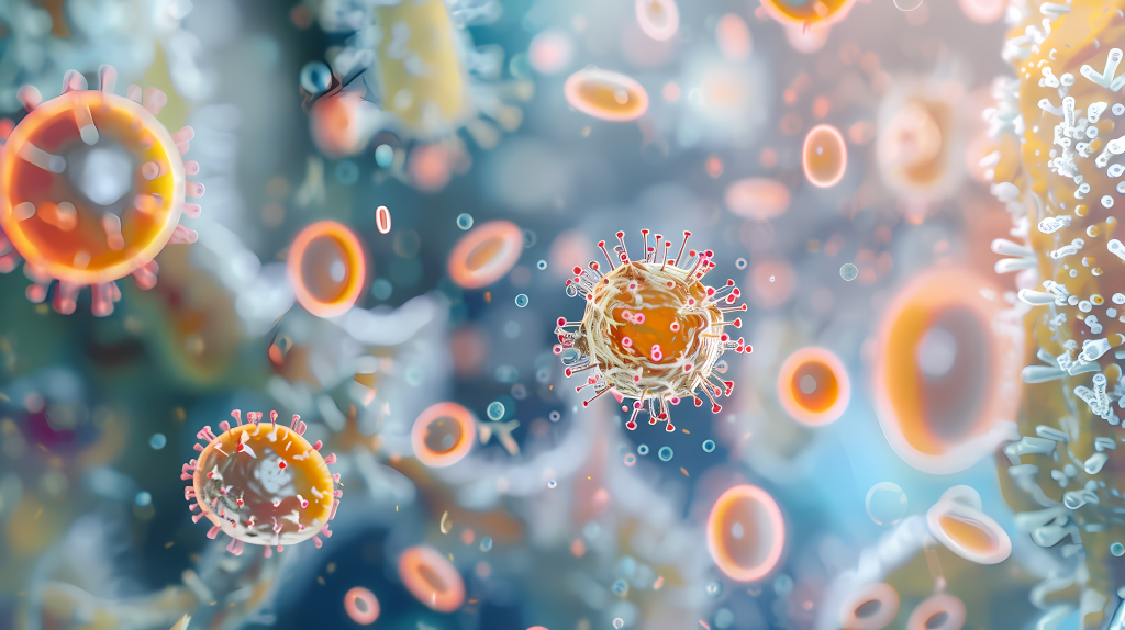 细菌病毒微生物图片