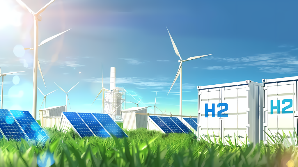 风车发电创意版权图片下载