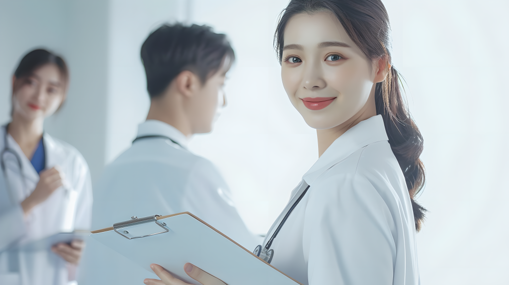 医疗团队女医生图片