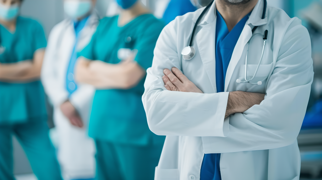 医疗团队白大褂医生图片