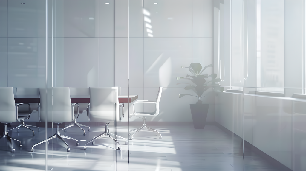 商务会议白色会议室版权图片下载