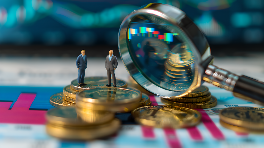 金融安全金币商人版权图片下载