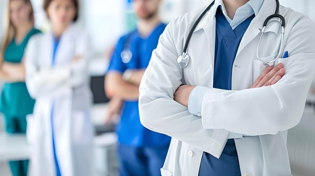 医疗团队医生特写版权图片下载