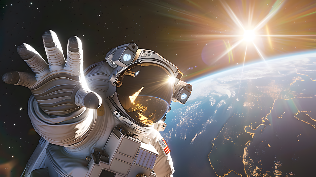 宇航员宇宙探险者版权图片下载