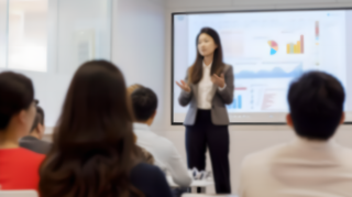 商务会议PPT演示图片