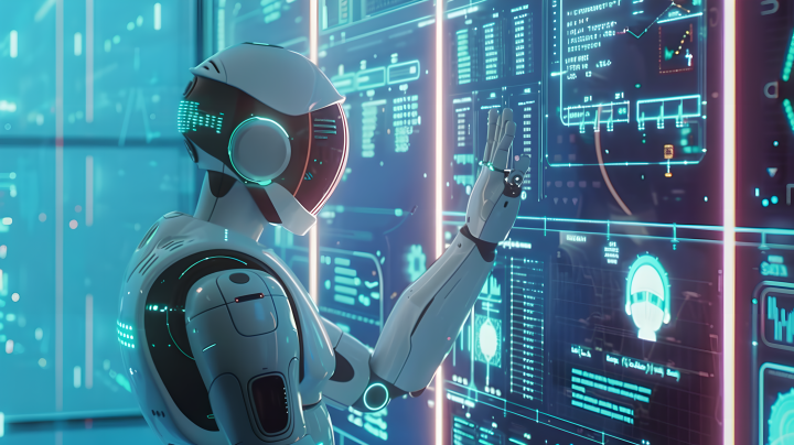 机器人未来AI技术版权图片下载