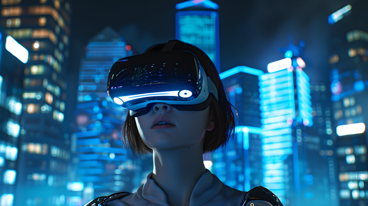 虚拟VR未来科技版权图片下载