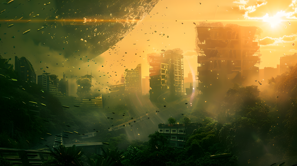 末日城市恶劣环境图片