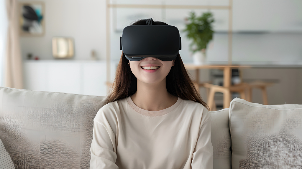 VR眼镜近景图片