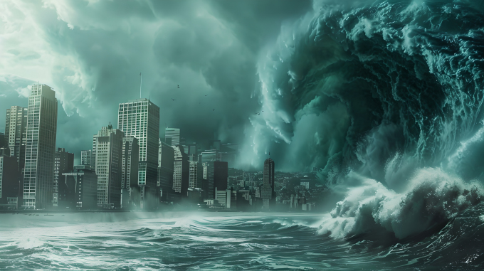 末日城市海洋图片