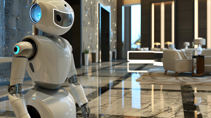 智能服务机器人图片