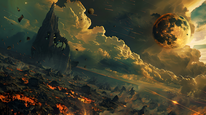 末日科幻世界毁灭图片