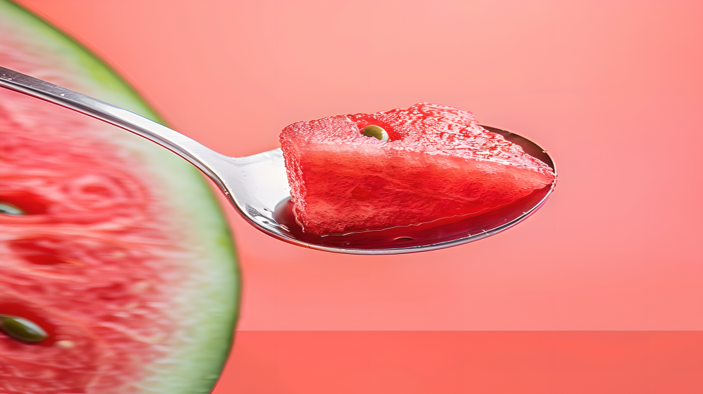 饱满多汁的西瓜图片