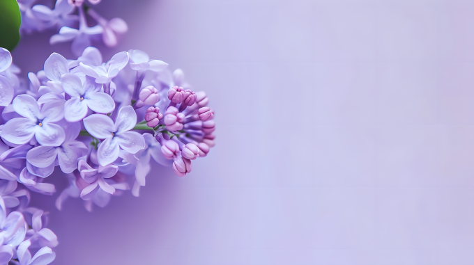 丁香花唯美图片