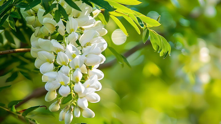 槐花优雅花卉版权图片下载