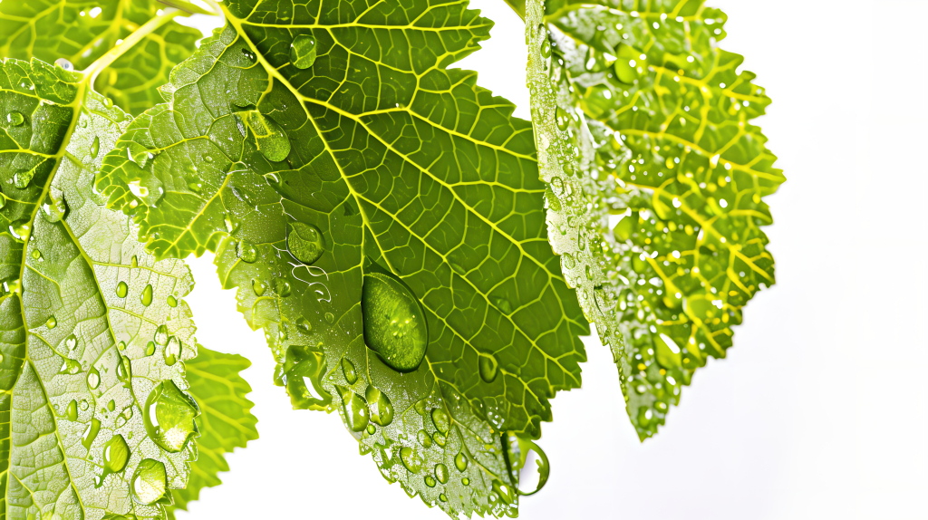 桑叶细节特写图片