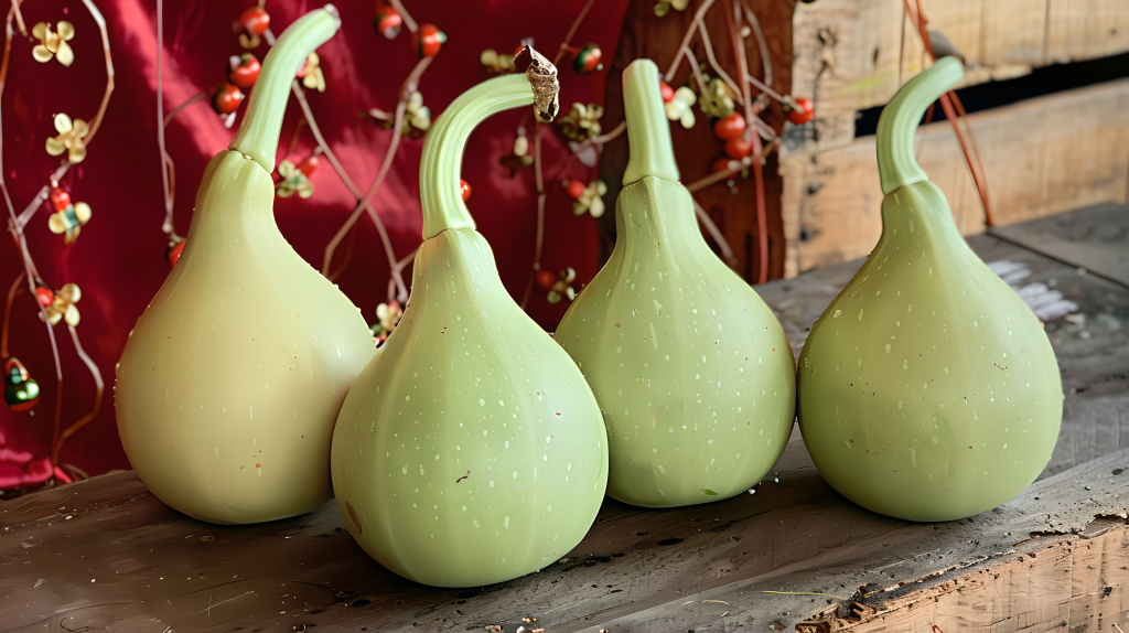 葫芦摆在桌上图片