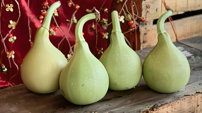 葫芦摆在桌上图片