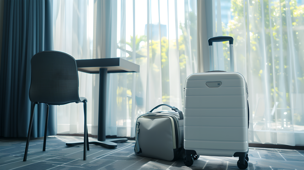 行李箱餐桌图片