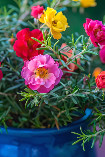 阳光下的太阳花图片