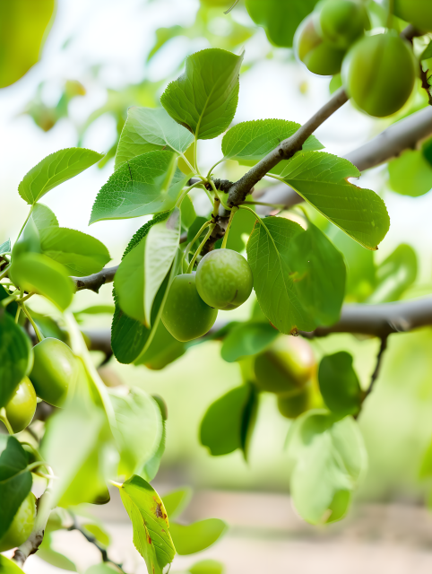 青梅果树图片