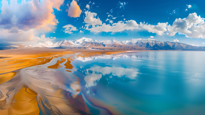 新疆神秘沙漠景色版权图片下载
