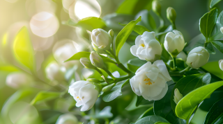 茉莉花唯美图片