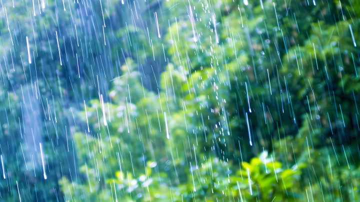 山中暴雨版权图片下载