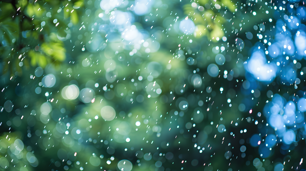 暴雨雨滴倾泻图片