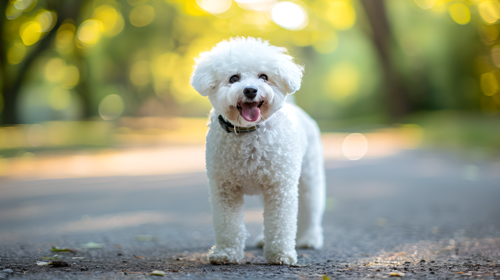 比熊犬开心版权图片下载