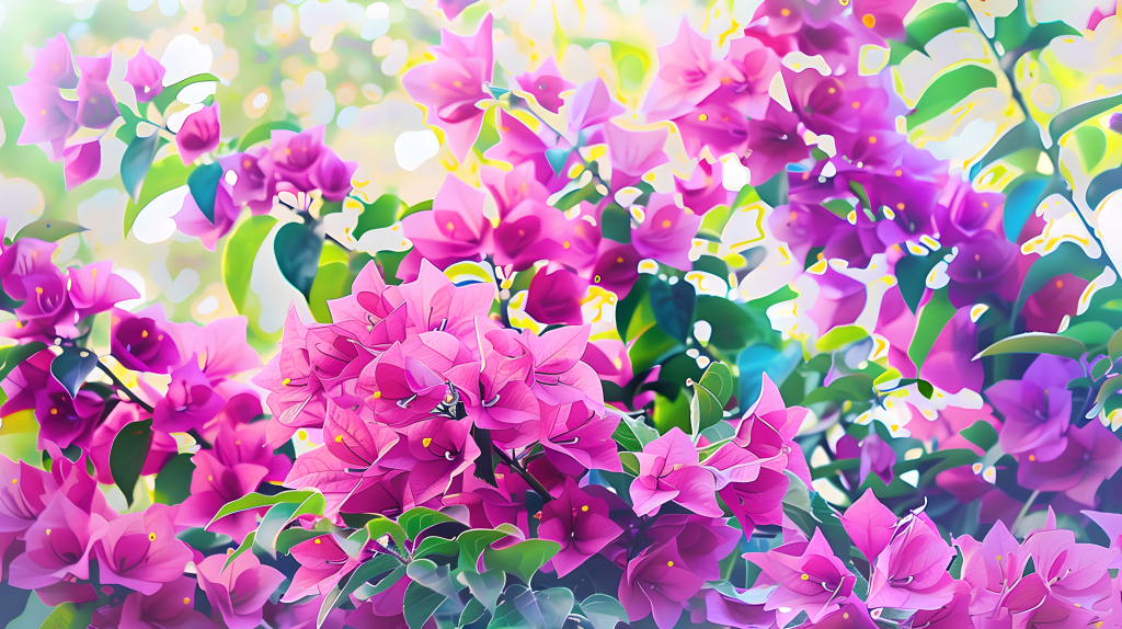 三角梅绽放图片