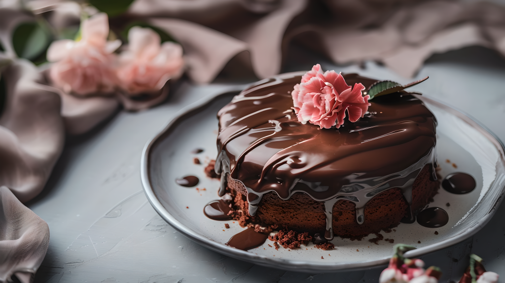 巧克力生日蛋糕版权图片下载