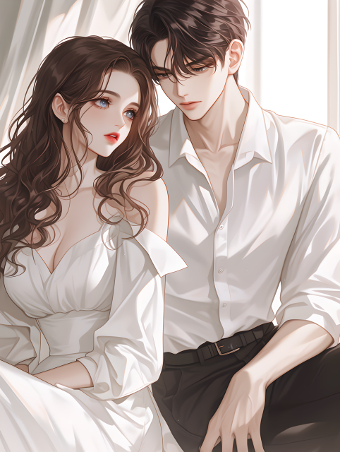 情侣头像白色系图片