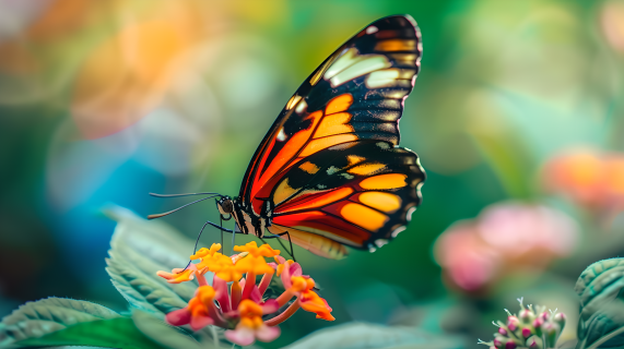 漂亮蝴蝶清新自然图片
