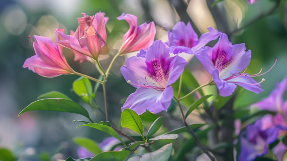 紫荆花婀娜多姿图片