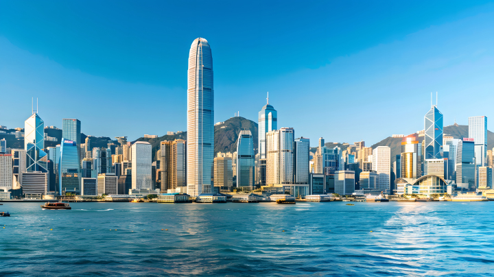香港高楼大厦版权图片下载