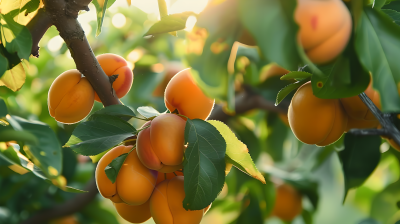 杏树杏子图片