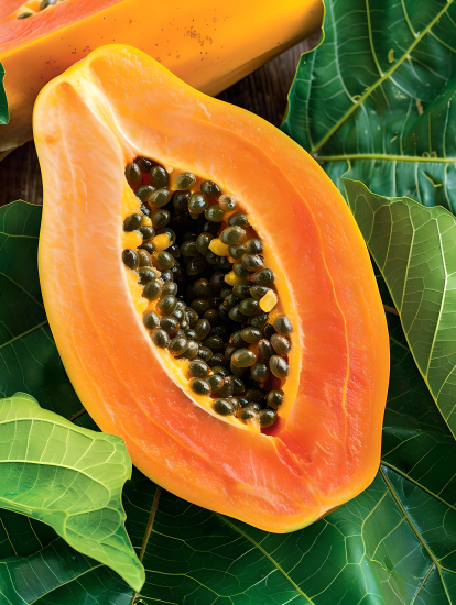 色彩鲜艳的木瓜图片