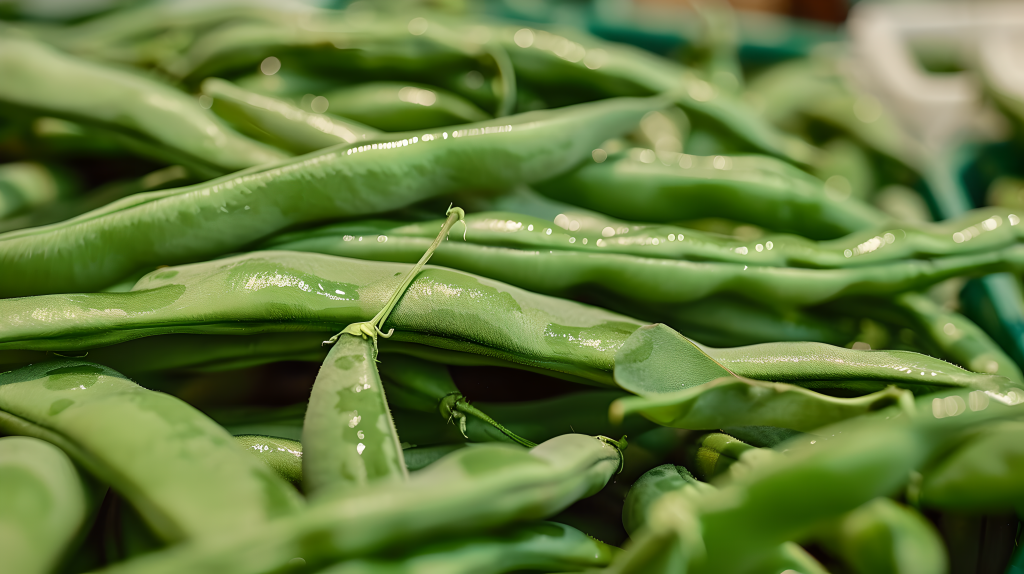 市场上的扁豆图片