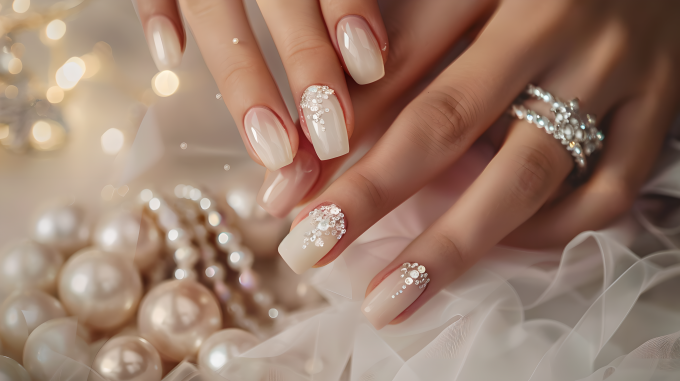 钻石美甲图片