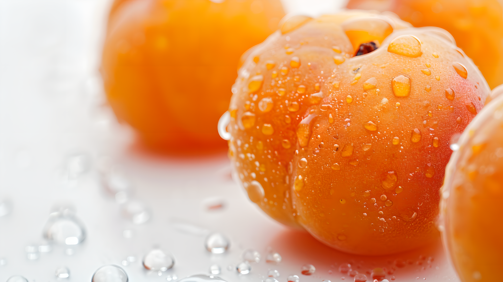 杏子新鲜多汁图片