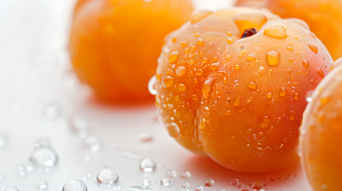 杏子新鲜多汁图片