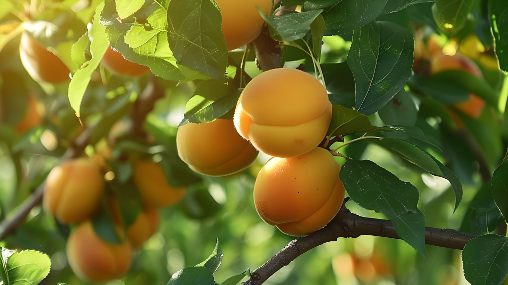 丰收时节的杏子图片